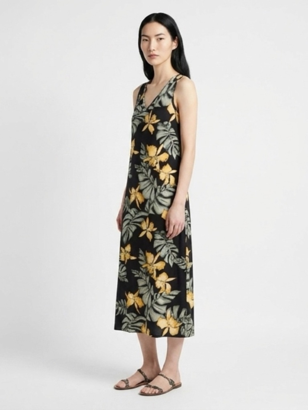 Tommy Bahama VINTAGE SILK maxi dress size small NEW WITH TAGS